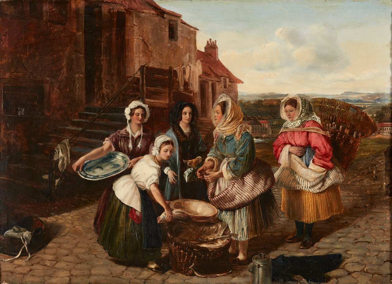 Fischerfrauen aus East Lothian von Alexander Carse