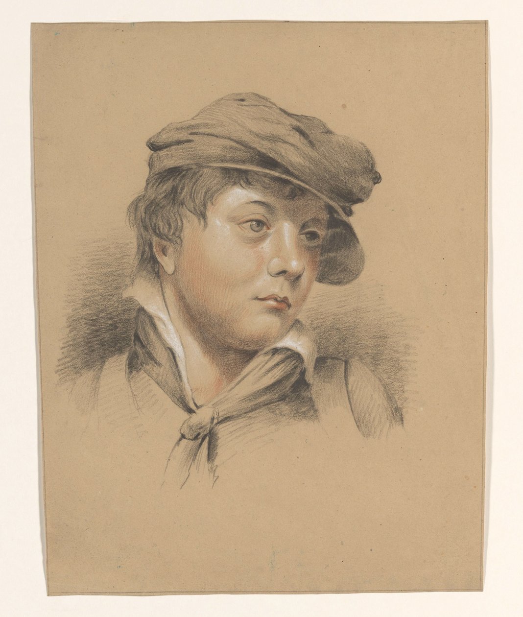 Kopf eines Jungen mit Mütze von Alexander Cranendoncq