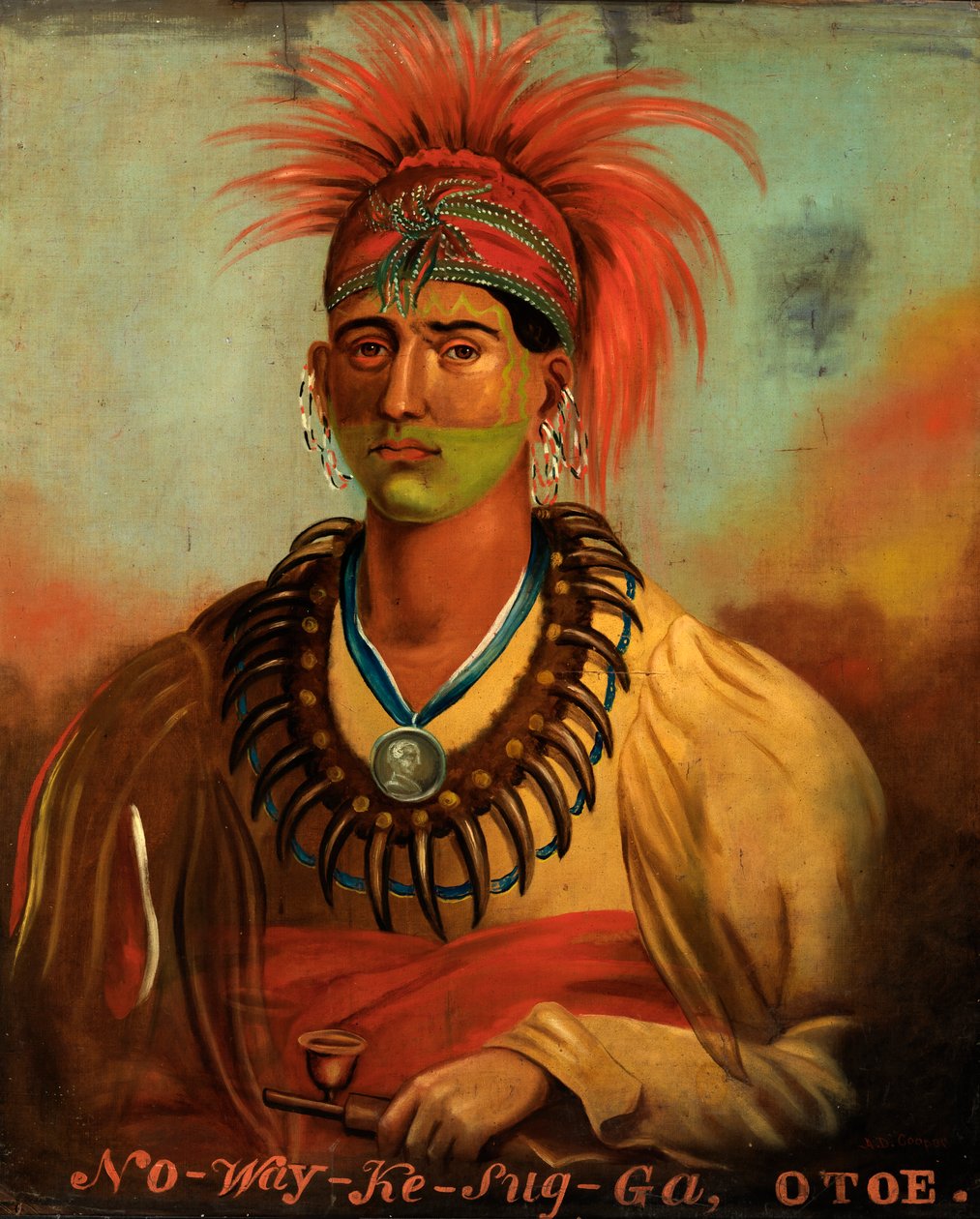 No-way-ke-sug-ga, ca. 1840 von Alexander Davis Cooper