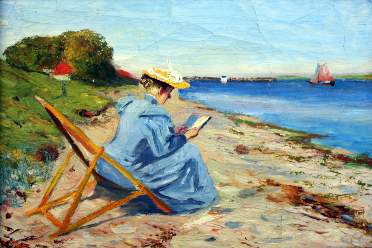 Toni Eckener am Strand bei Rinkenæs von Alexander Eckener