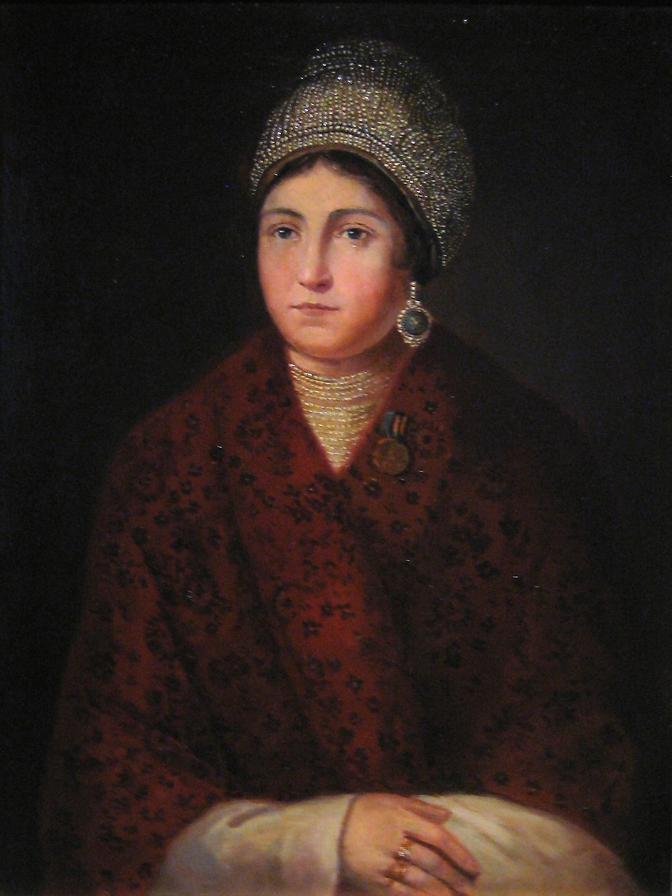 Vasilisa Kozhina, 1813 von Alexander F. Smirnov