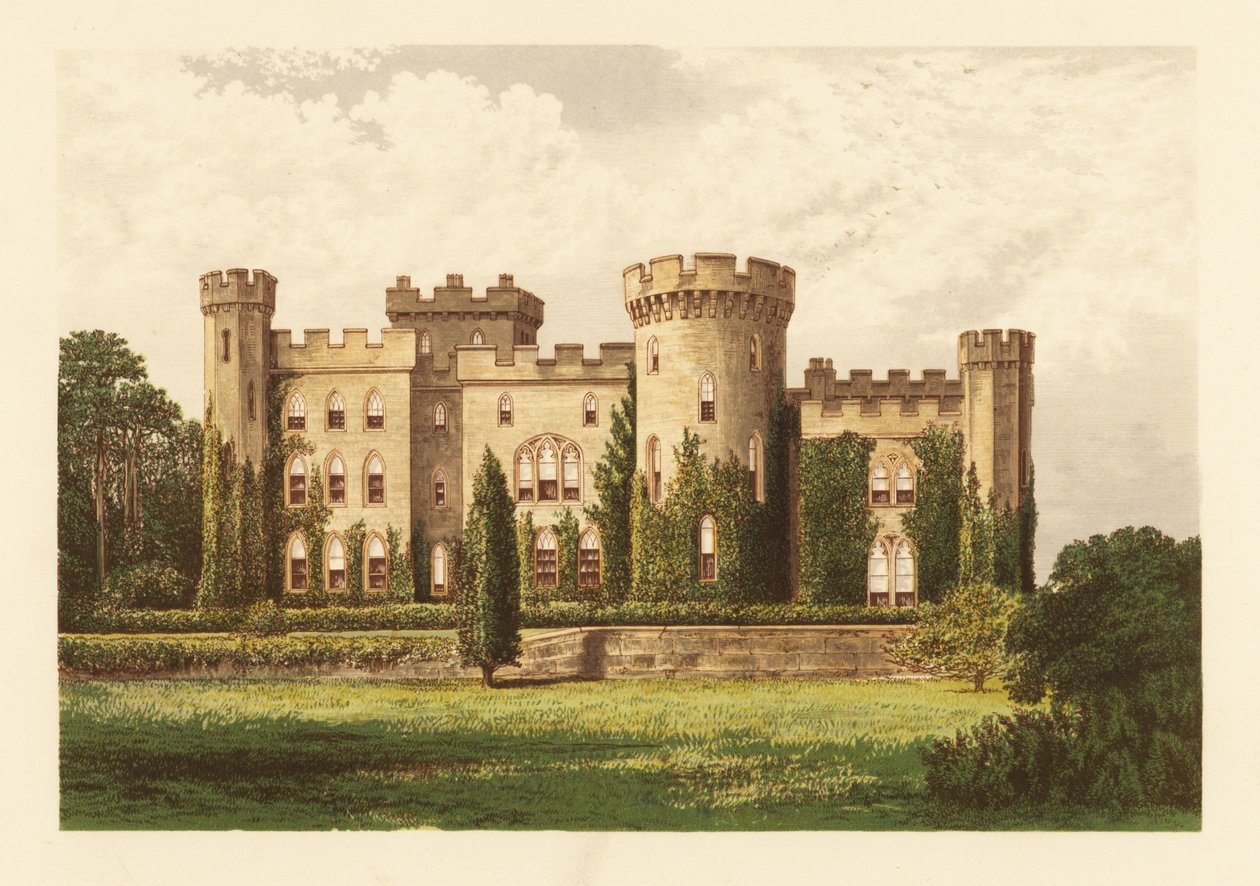 Cholmondeley Castle, Cheshire, England von Alexander Francis (after) Lydon