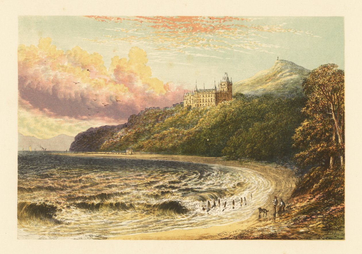 Dunrobin Castle, Sutherlandshire, Schottland von Alexander Francis (after) Lydon