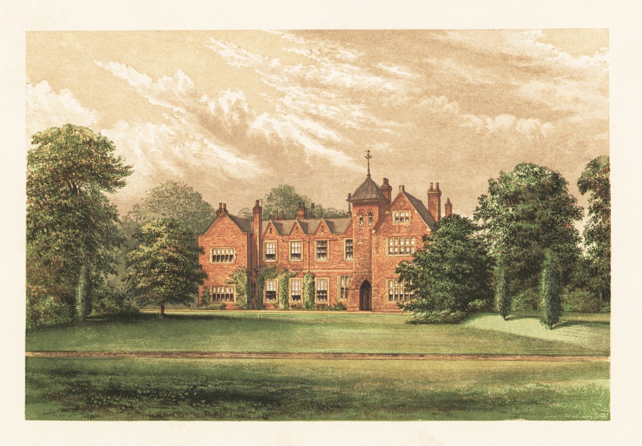 Lea Manor, Lincolnshire, England von Alexander Francis (after) Lydon