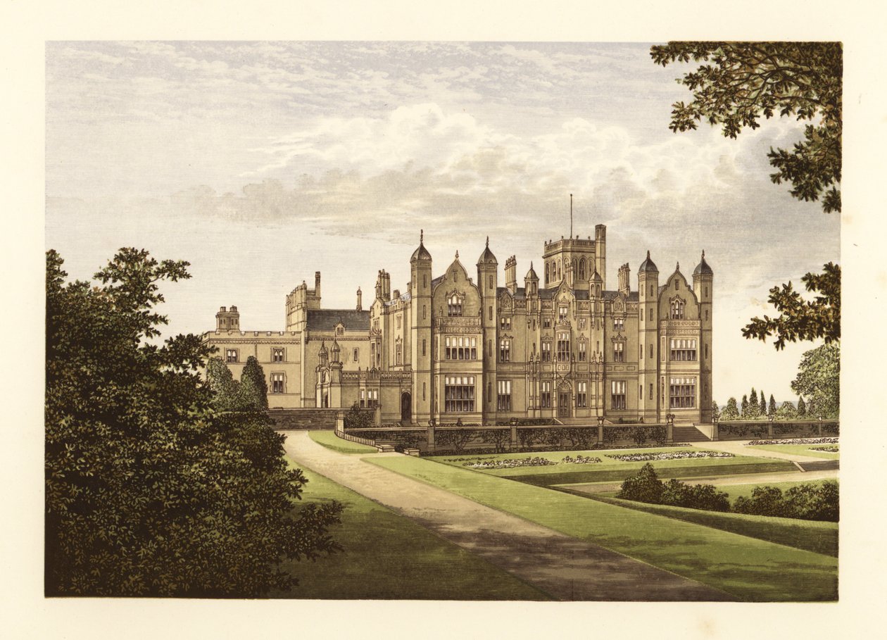 Merevale Hall, Warwickshire, England von Alexander Francis (after) Lydon