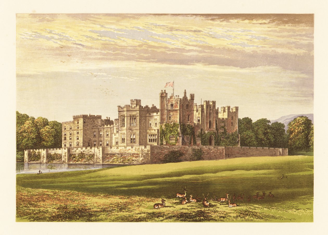 Raby Castle, Durham, England von Alexander Francis (after) Lydon