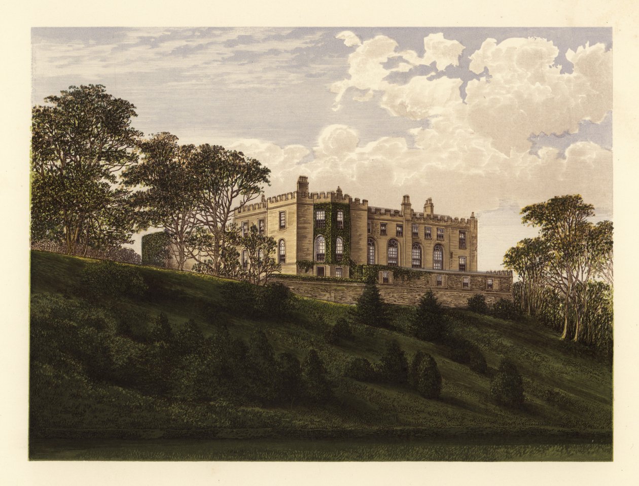 Workington Hall, Cumberland, England von Alexander Francis (after) Lydon
