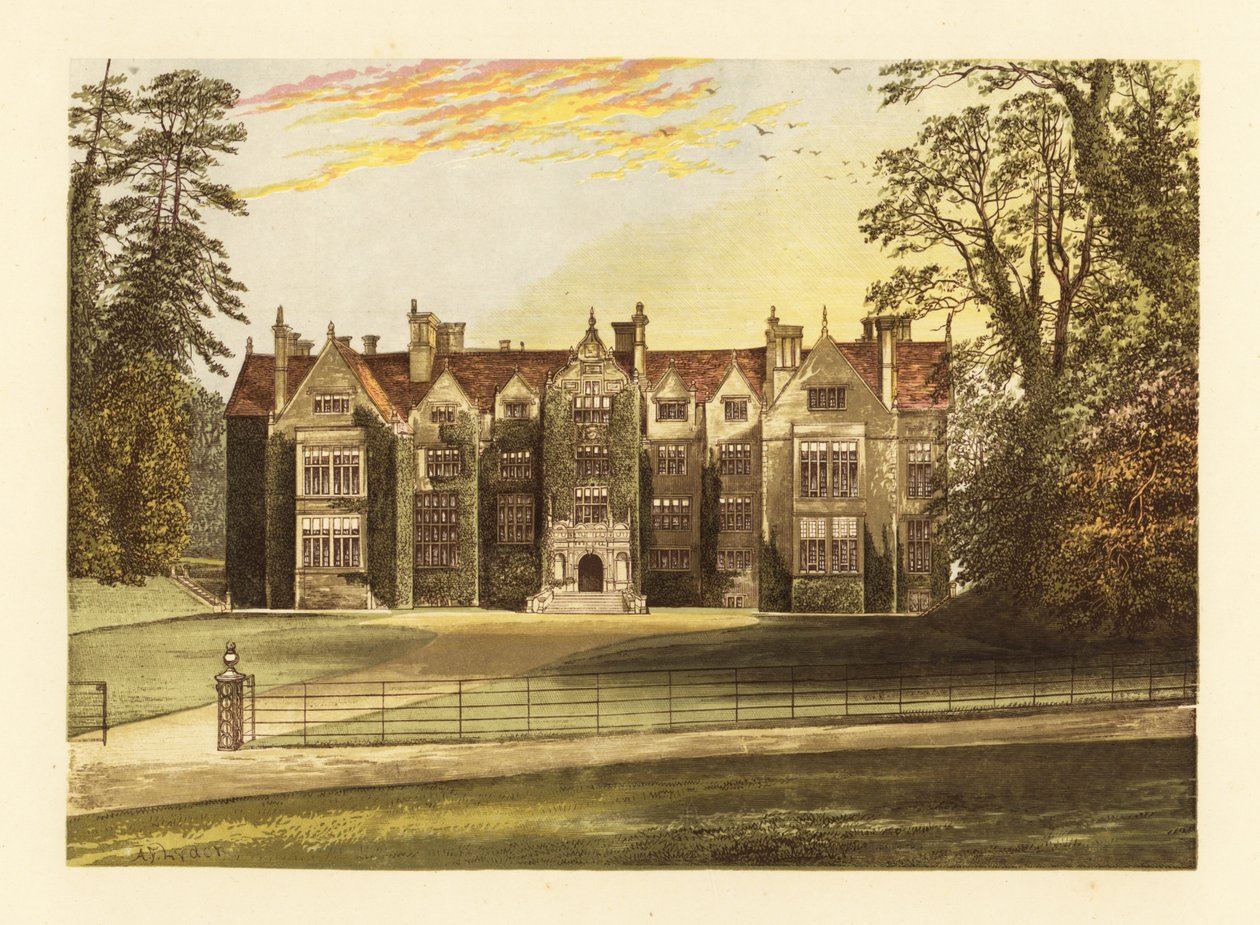 Wroxton Abbey, Oxfordshire, England von Alexander Francis (after) Lydon