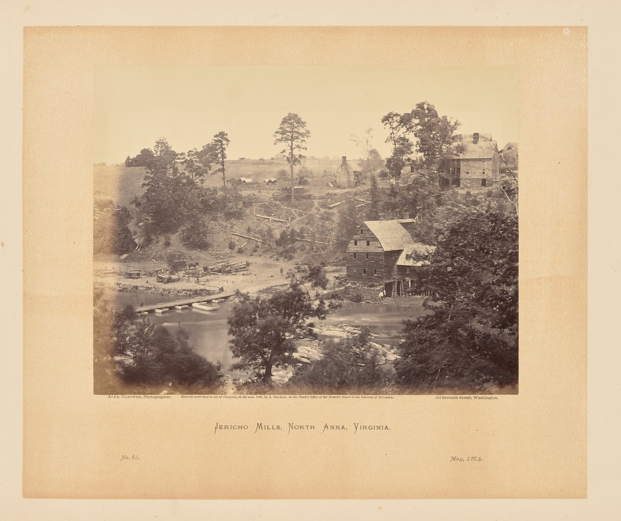 Jericho Mills, North Anna, Virginia von Alexander Gardner