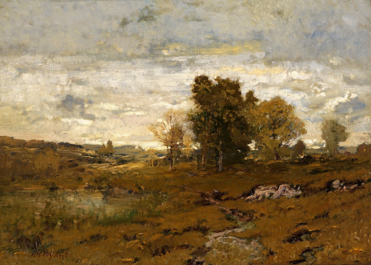 Herbst in Arkville von Alexander H. Wyant