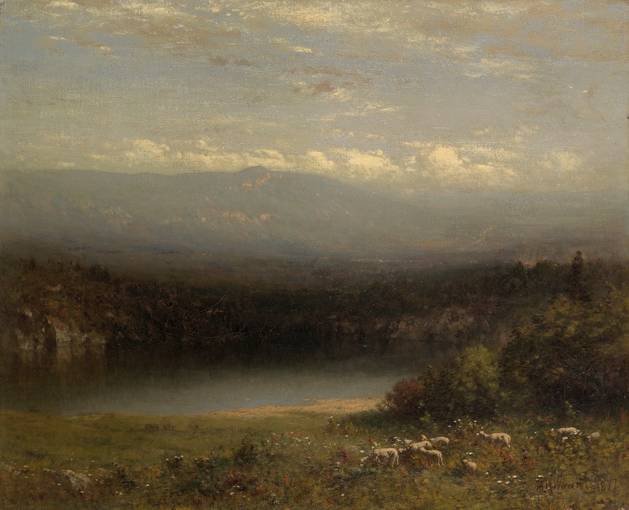 Bergsee von Alexander Helwig Wyant