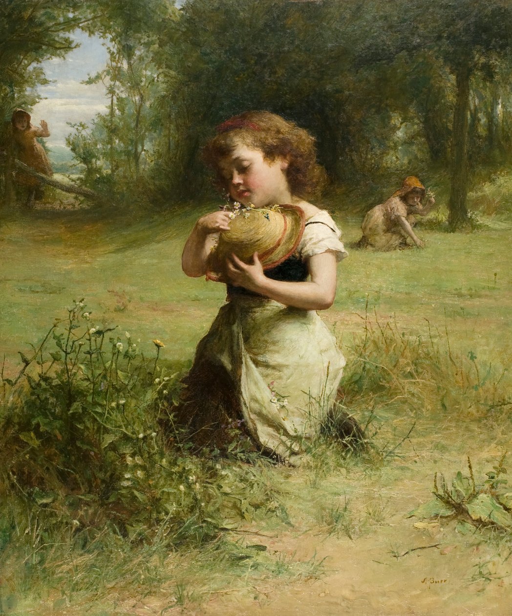 Wildblumen, ca. 1865-75 von Alexander Hohenlohe Burr