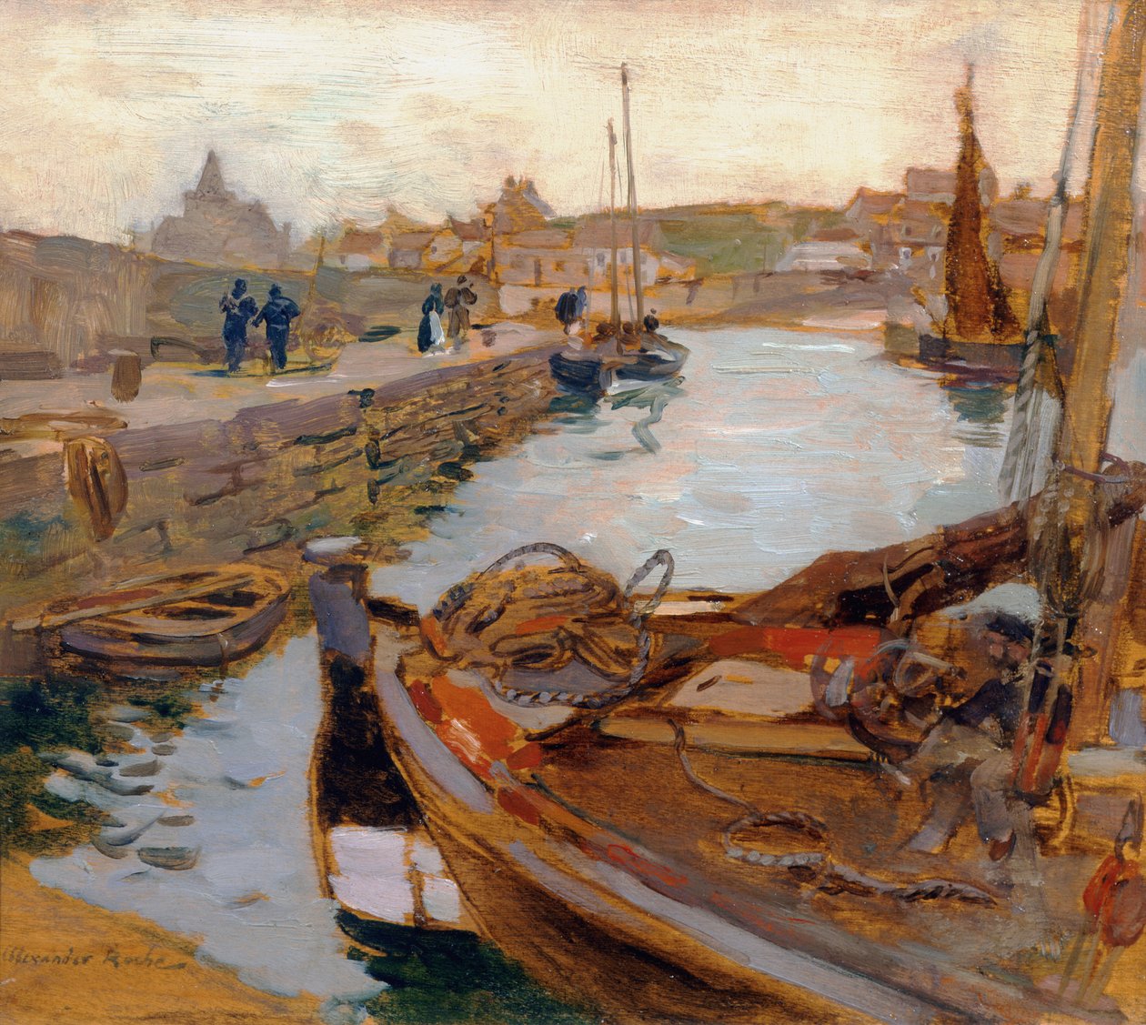 Der Hafen, St. Monance von Alexander Ignatius Roche