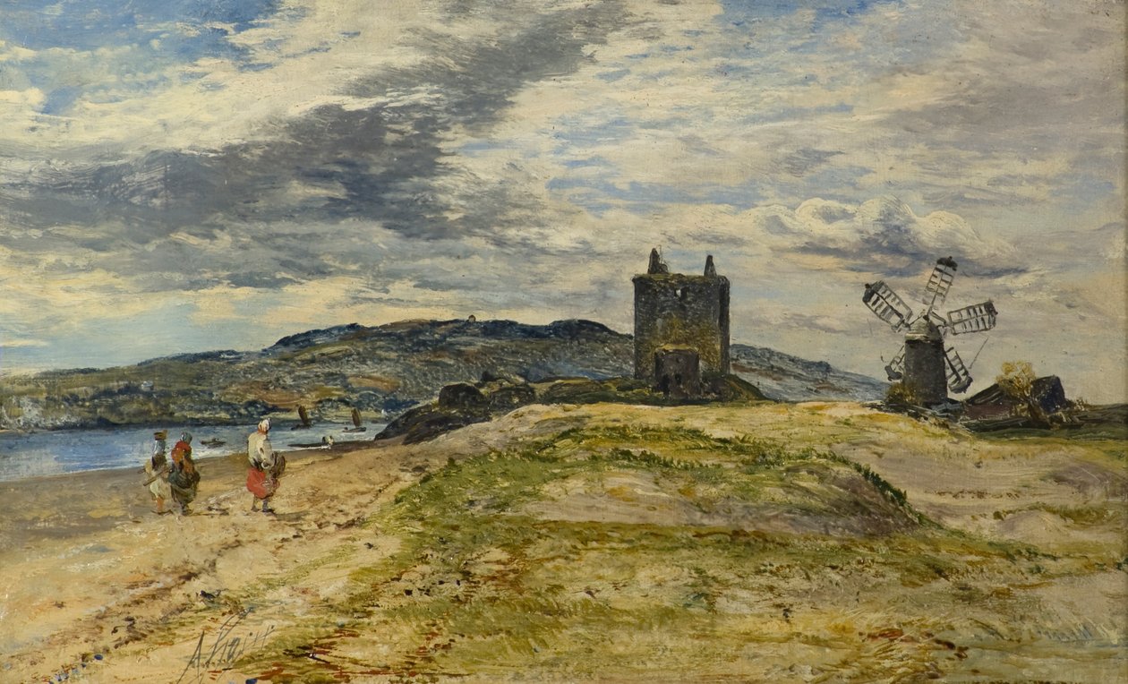 Broughty Castle, ca. 1860 von Alexander Jnr. Fraser