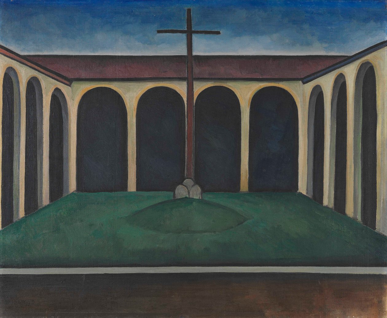 Kreuzgang I, 1913 von Alexander Kanoldt