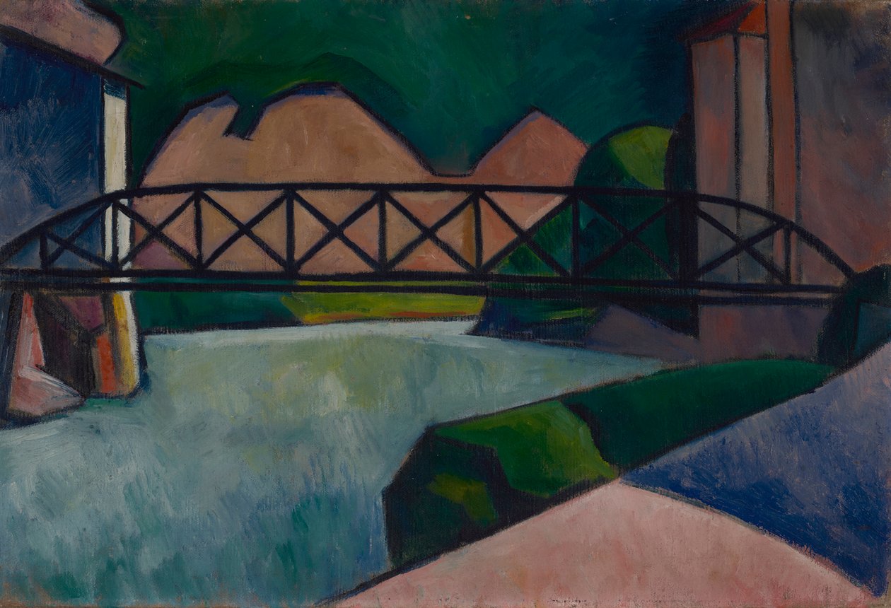 Eiserne Brücke von Alexander Kanoldt