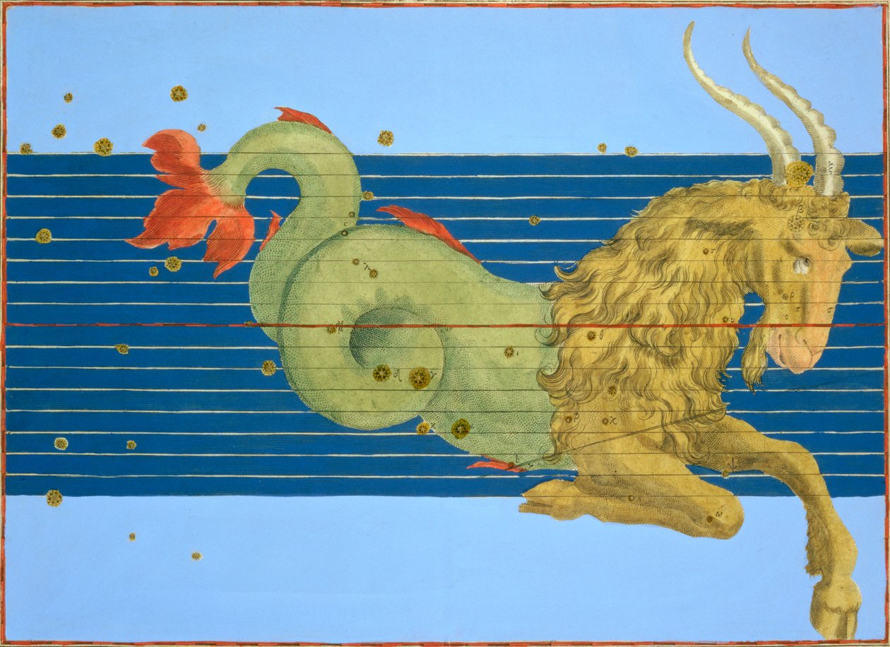 Sternbild des Steinbocks, 1603 von Alexander Mair