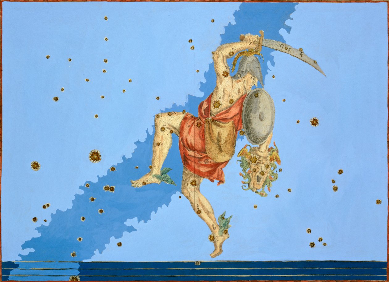 Sternbild Perseus, 1603 von Alexander Mair