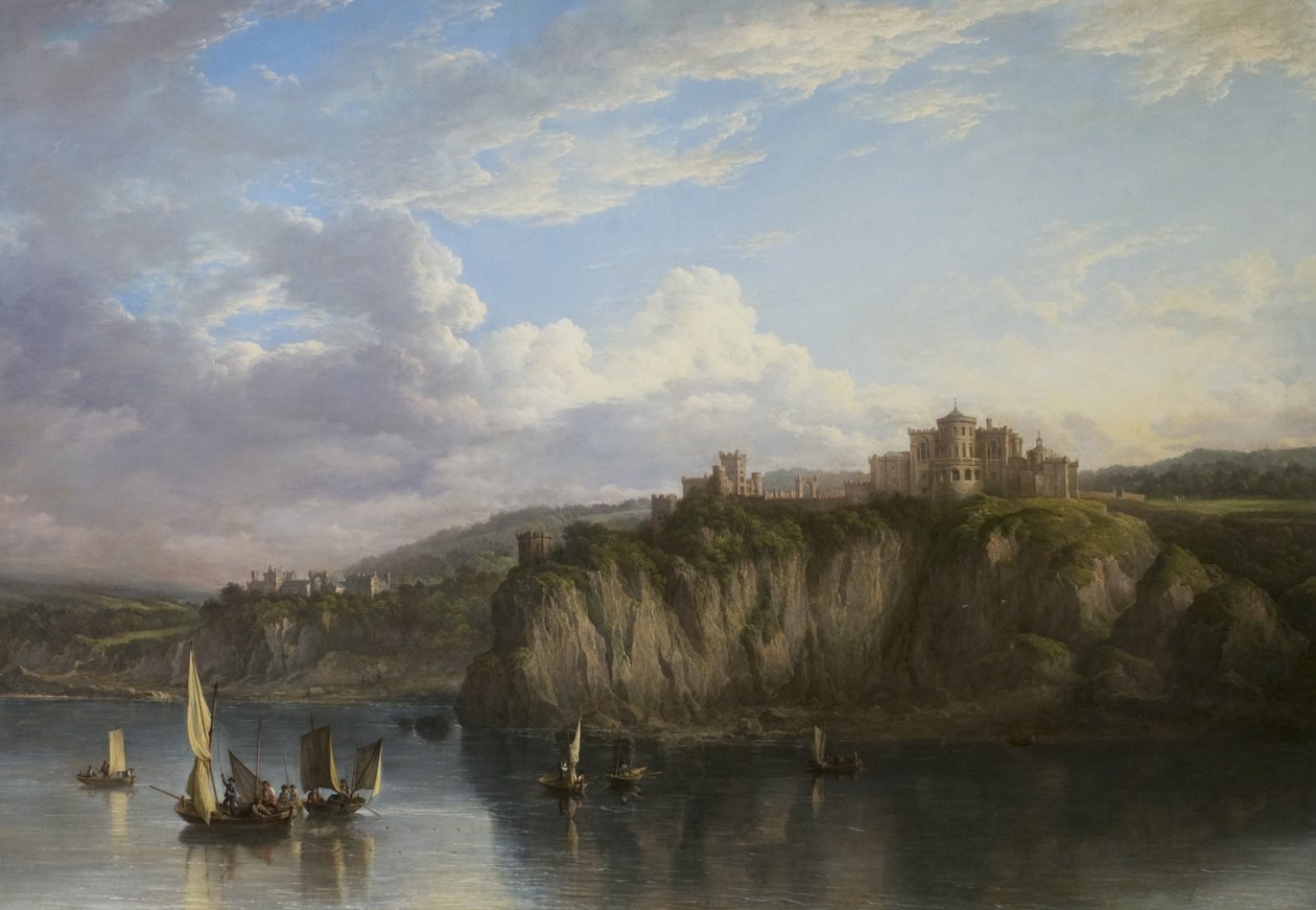 Culzean Castle vom Meer aus, ca. 1816 von Alexander Nasmyth