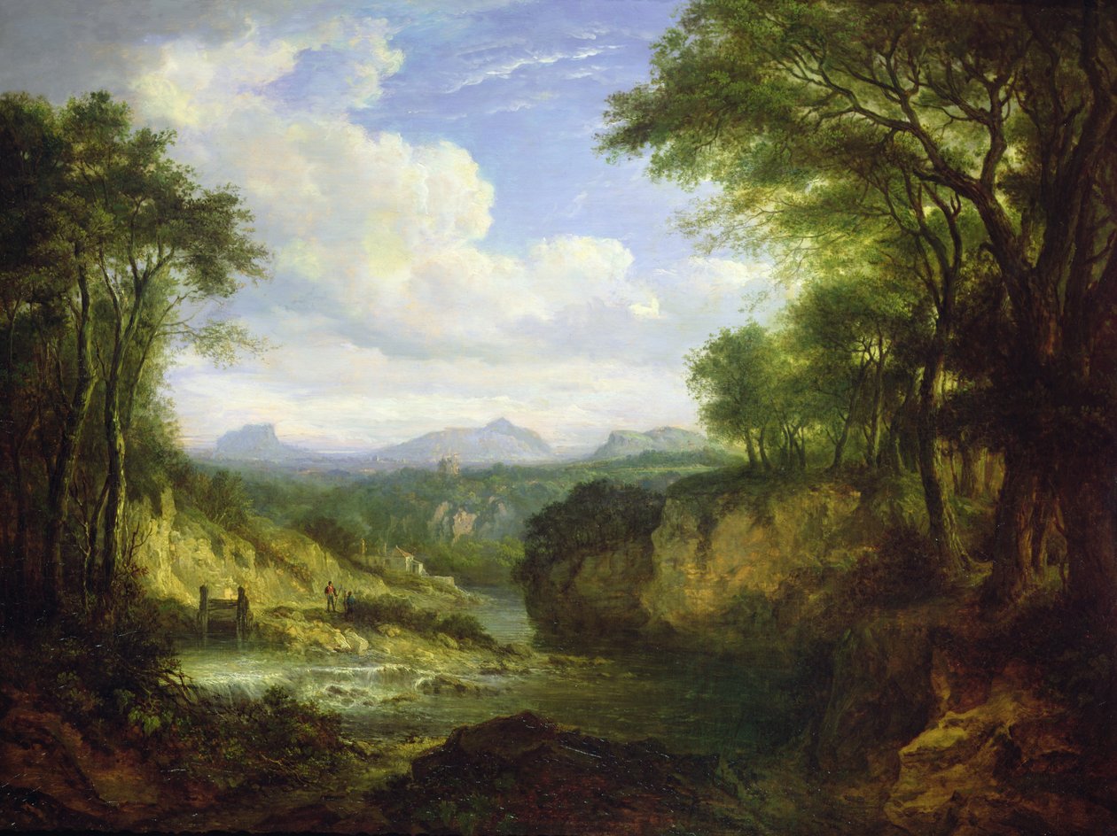 Fernansicht von Edinburgh von Alexander Nasmyth