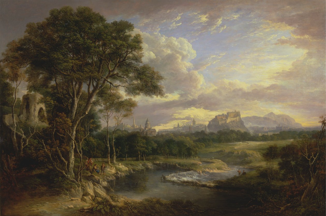 Blick auf die Stadt Edinburgh von Alexander Nasmyth
