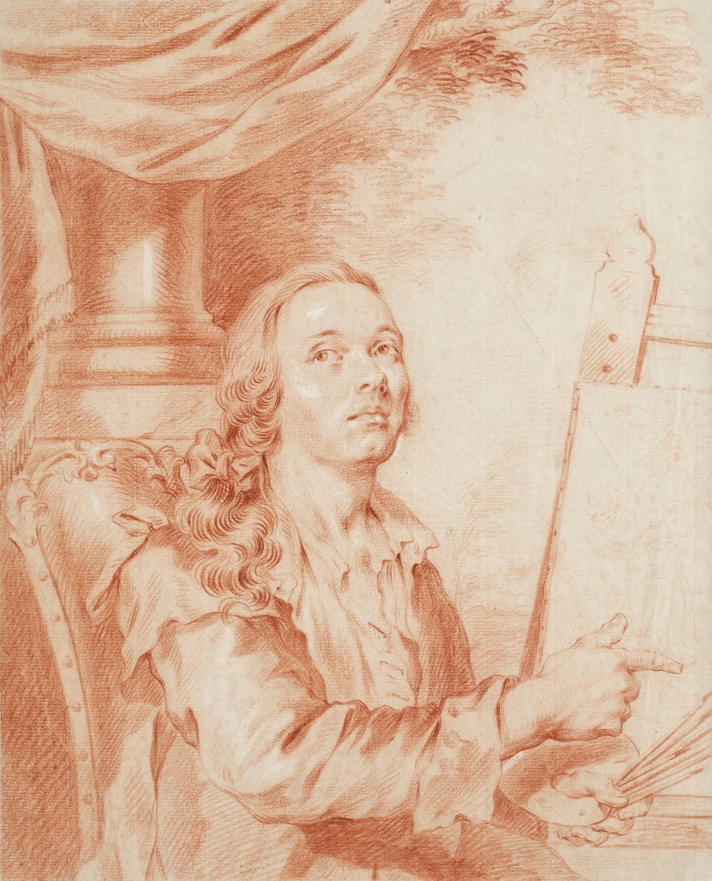 Selbstporträt von Alexander Roslin