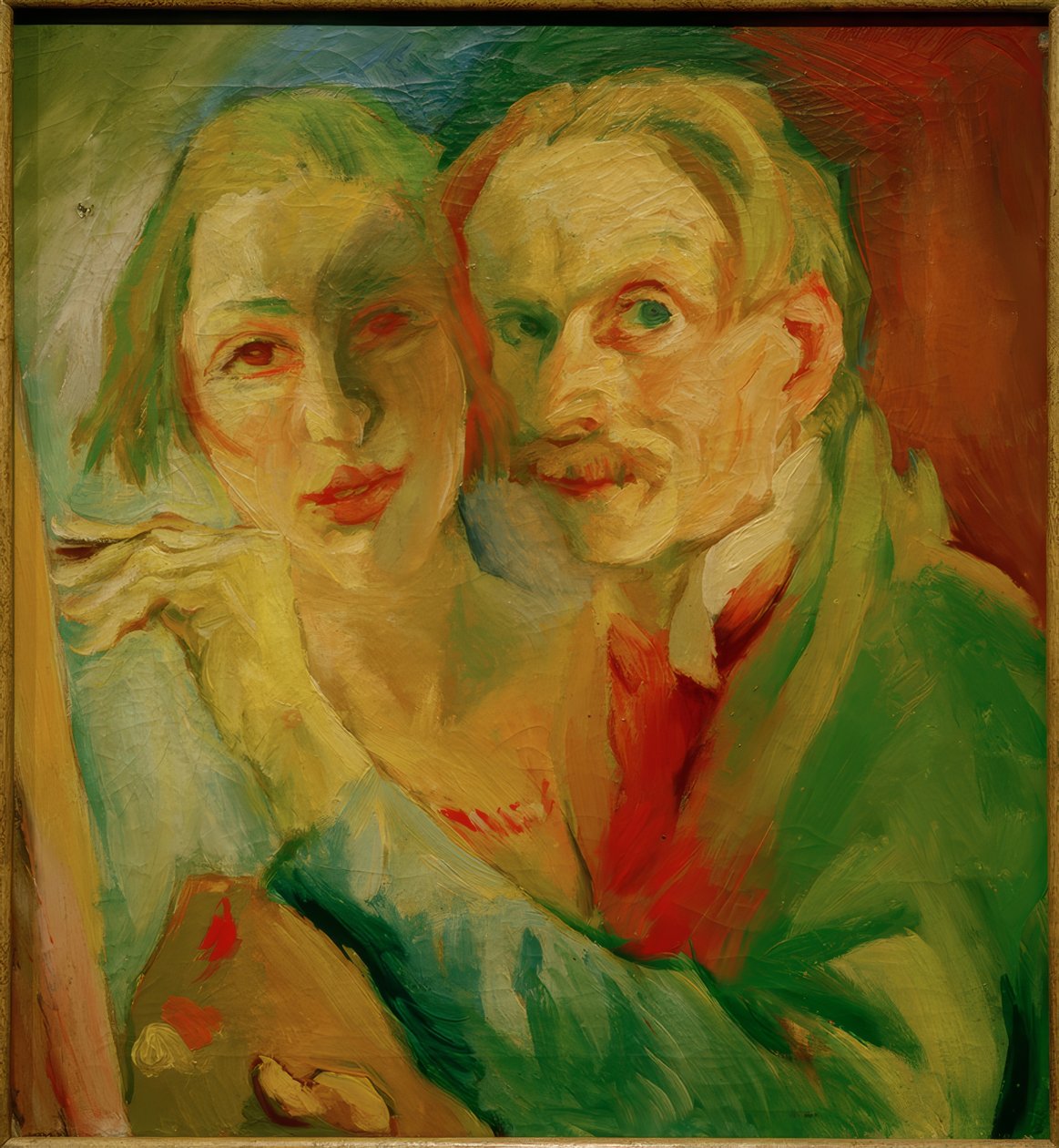 Selbstbild mit Schülerin von Alexander Soldenhoff