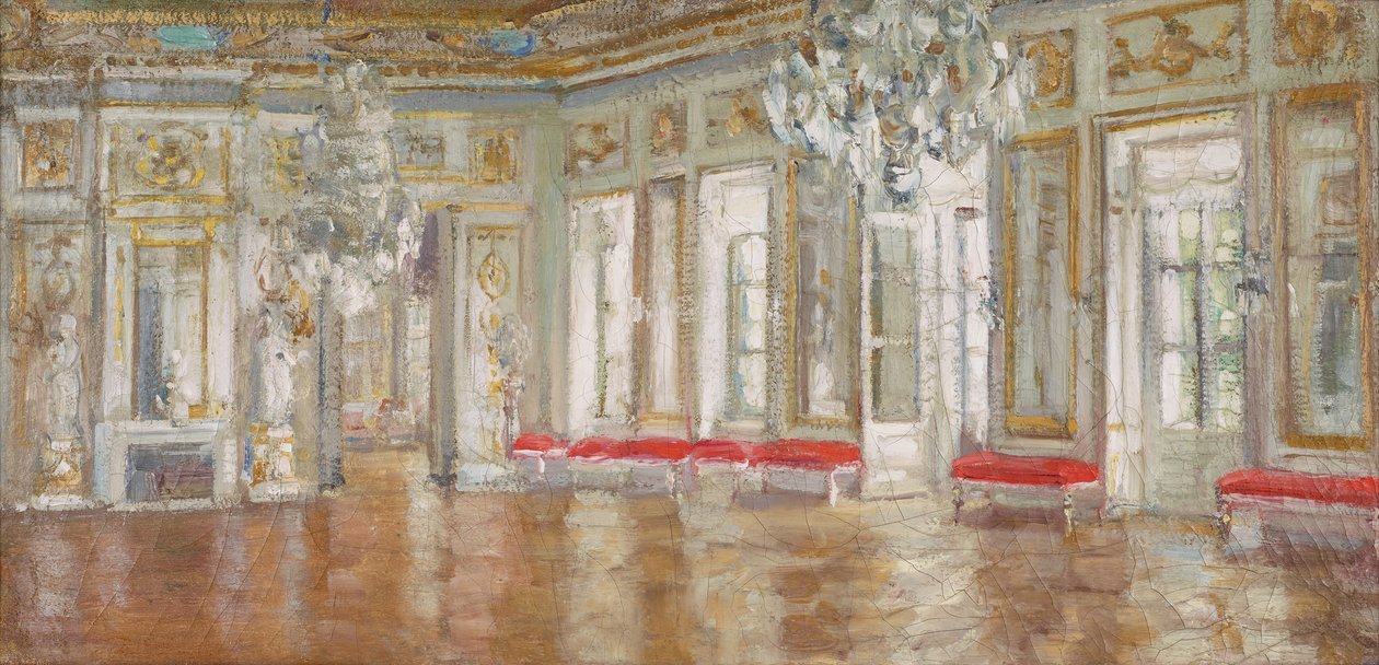 Der Weiße Saal, ca. 1907 von Alexander Valentinovich Sredin