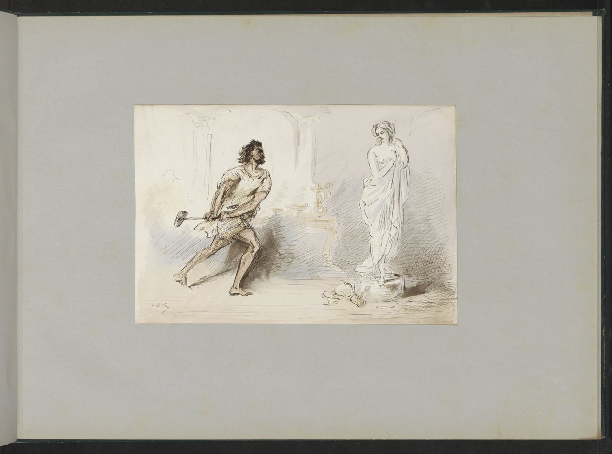 Pygmalion und Galatea von Alexander Ver Huell