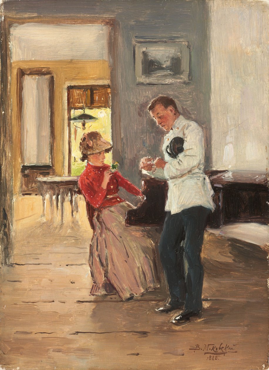Die Erklärung, 1885 von Alexander Vladimirovich Makovsky