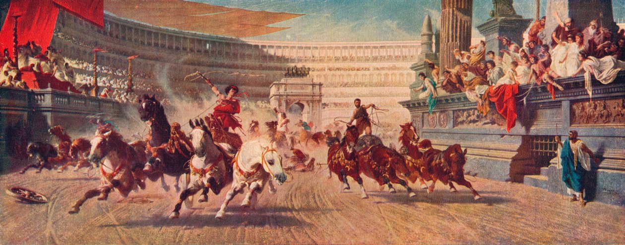Ein römisches Wagenrennen von Alexander von Wagner