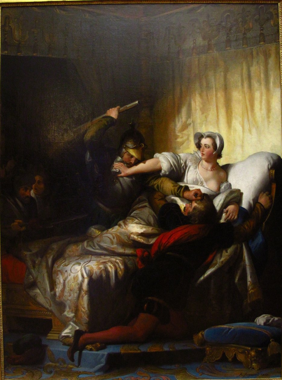 Szene der Bartholomäusnacht von Alexandre Evariste Fragonard