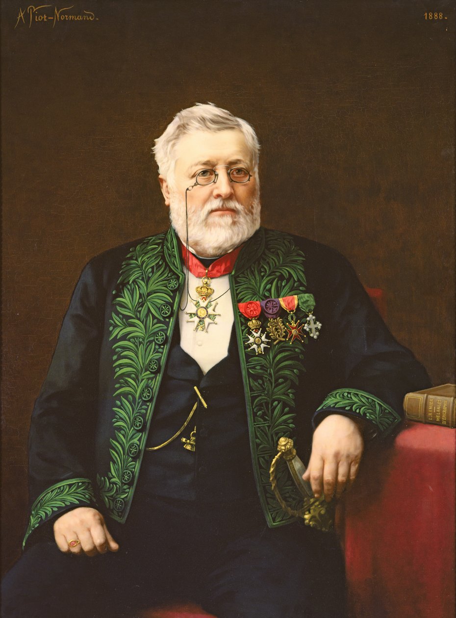 Porträt von Leon Renier (1809-85), 1888 von Alexandre Piot Normand