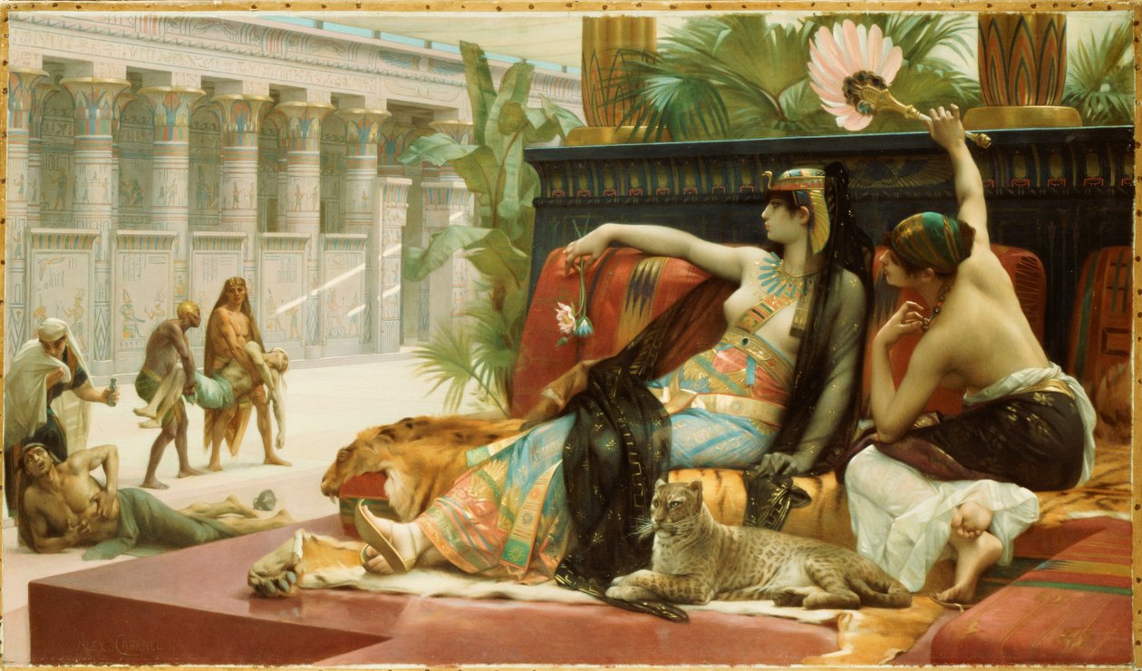 Kleopatra testet Gift an verurteilten Sklaven, 1887 von Alexandre Cabanel