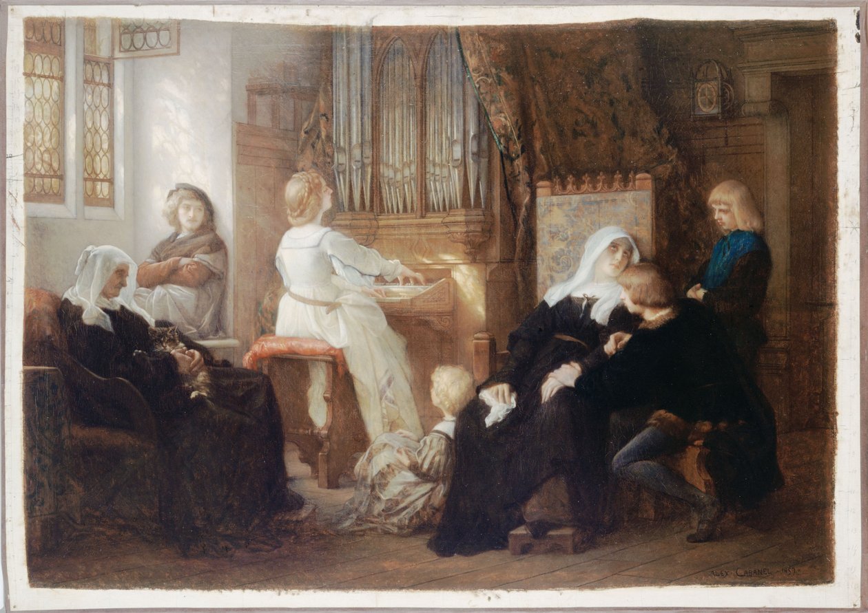 Die Witwe des Chorleiters von Alexandre Cabanel