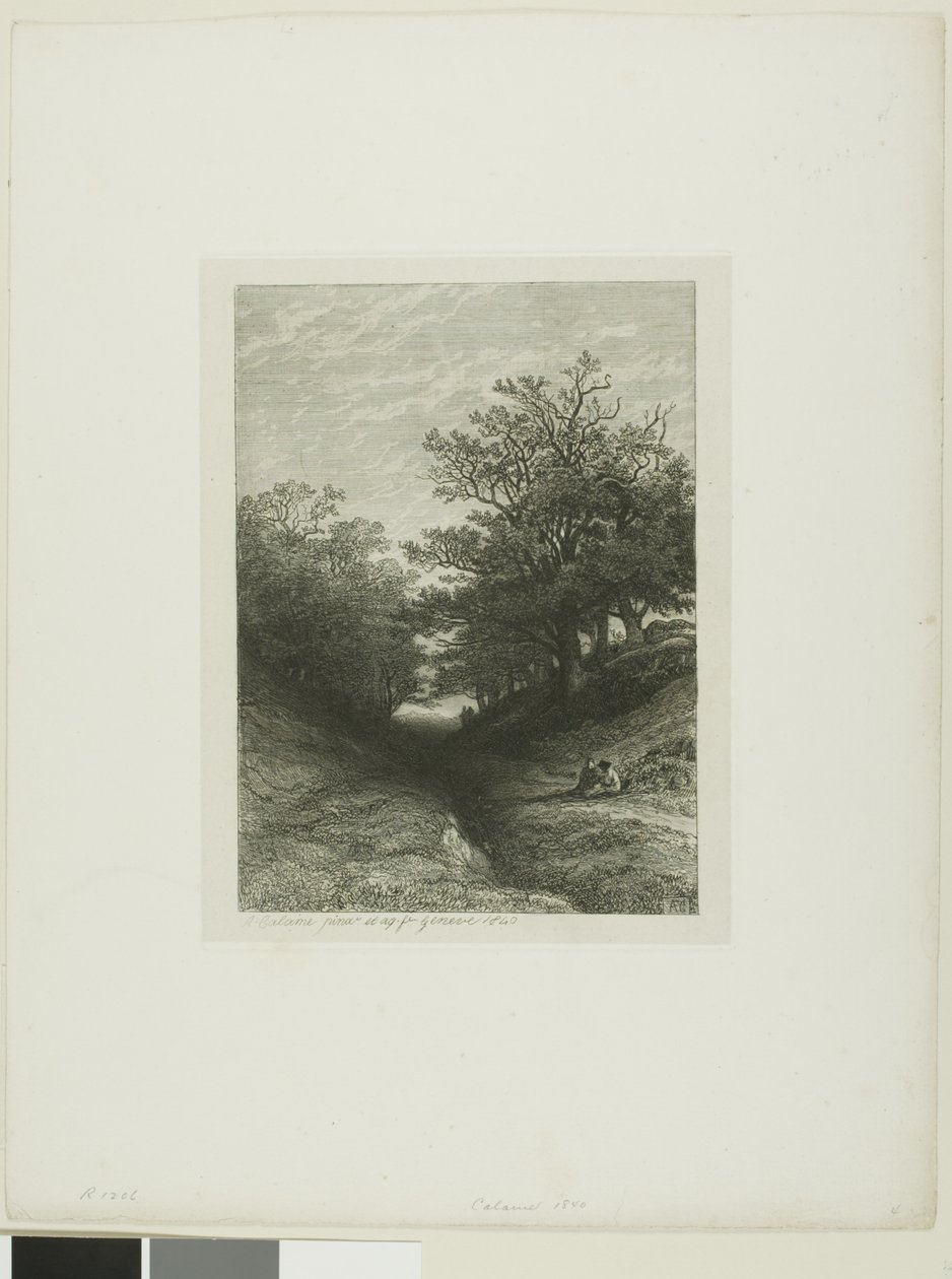 Alpenlandschaft von Alexandre Calame