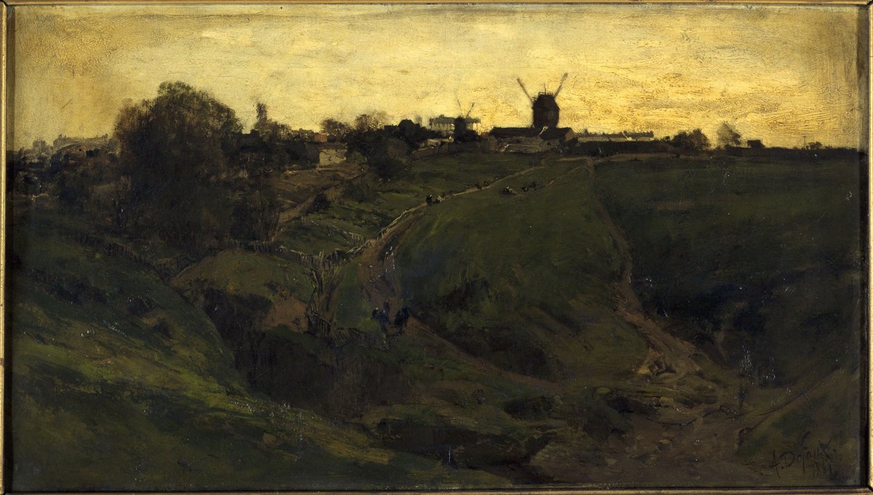 Blick auf Montmartre, Nordwestseite von Alexandre Defaux