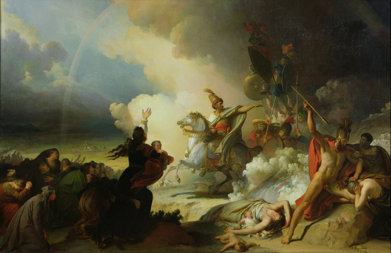 Saladin I (1138-93) in Jerusalem, ca. 1830-50 von Alexandre Evariste Fragonard