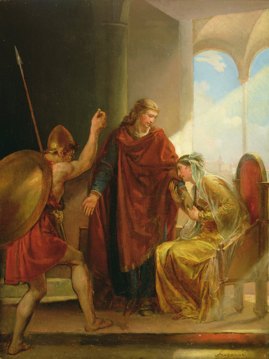 Die Rückberufung von Childeric von Alexandre Evariste Fragonard