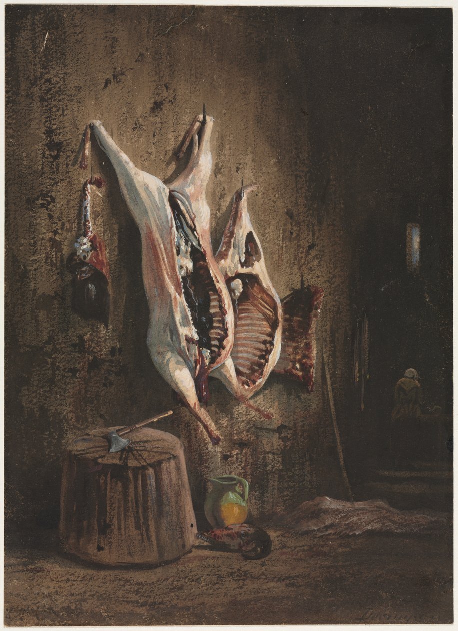 Kadaver von Alexandre Gabriel Decamps