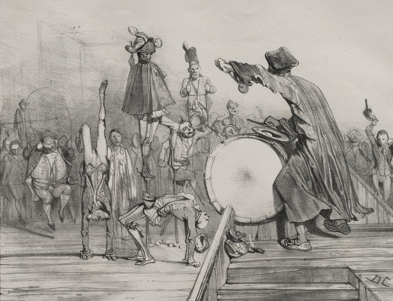 Großer Akrobat!, 1830-1831 von Alexandre Gabriel Decamps