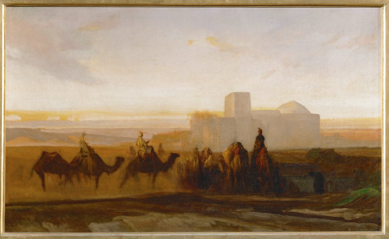 Die Karawane von Alexandre Gabriel Decamps