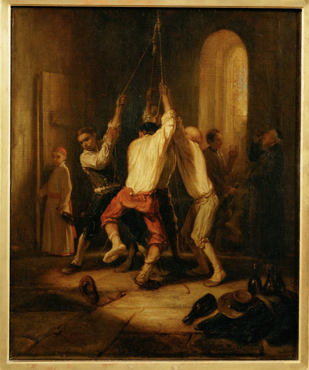 Die Glockenläuter von Alexandre Gabriel Decamps