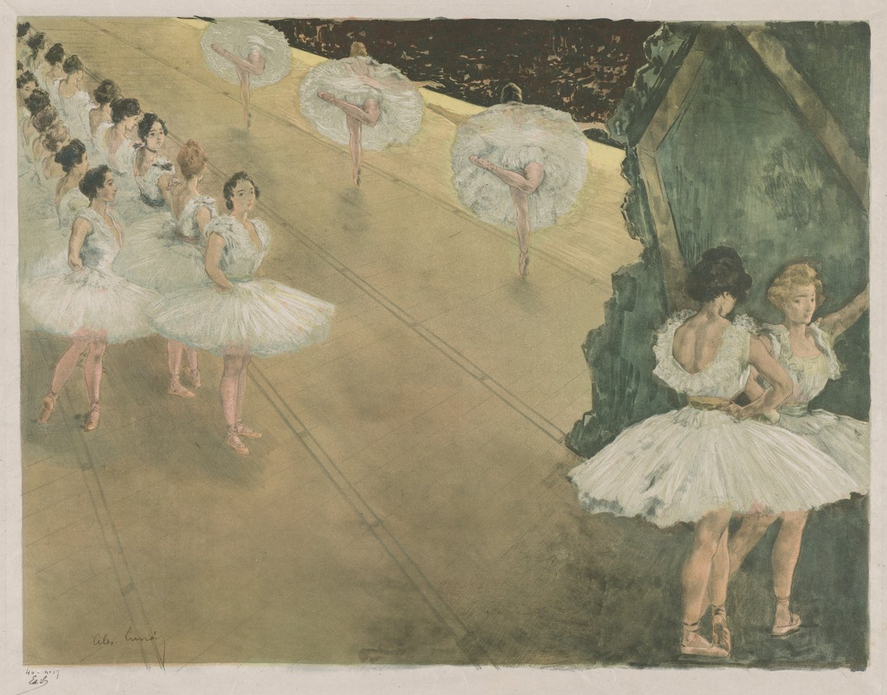 Balletttänzerinnen von Alexandre Lunois