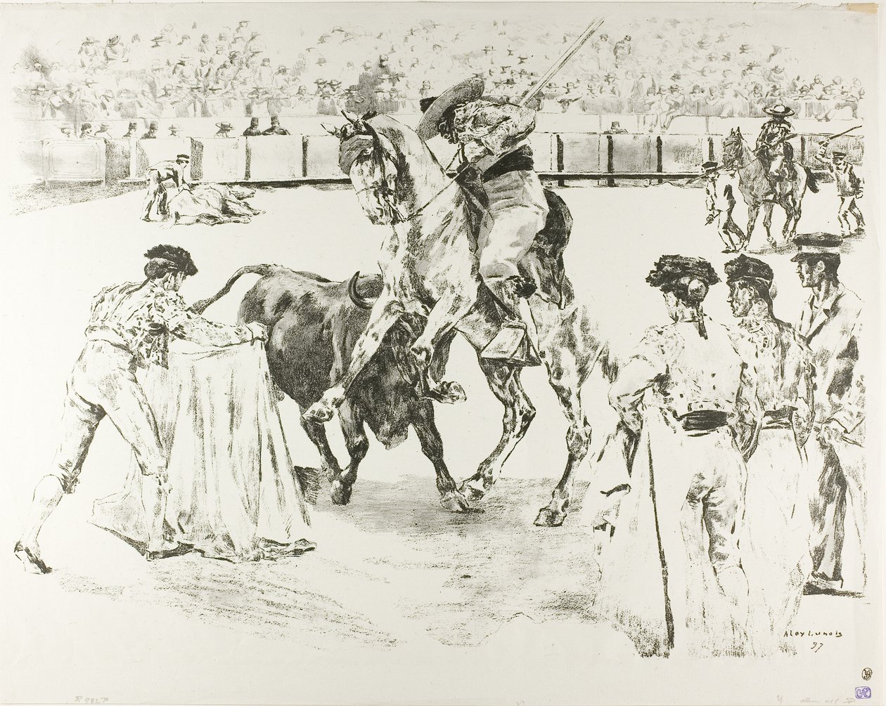 Stierkampf von Alexandre Lunois