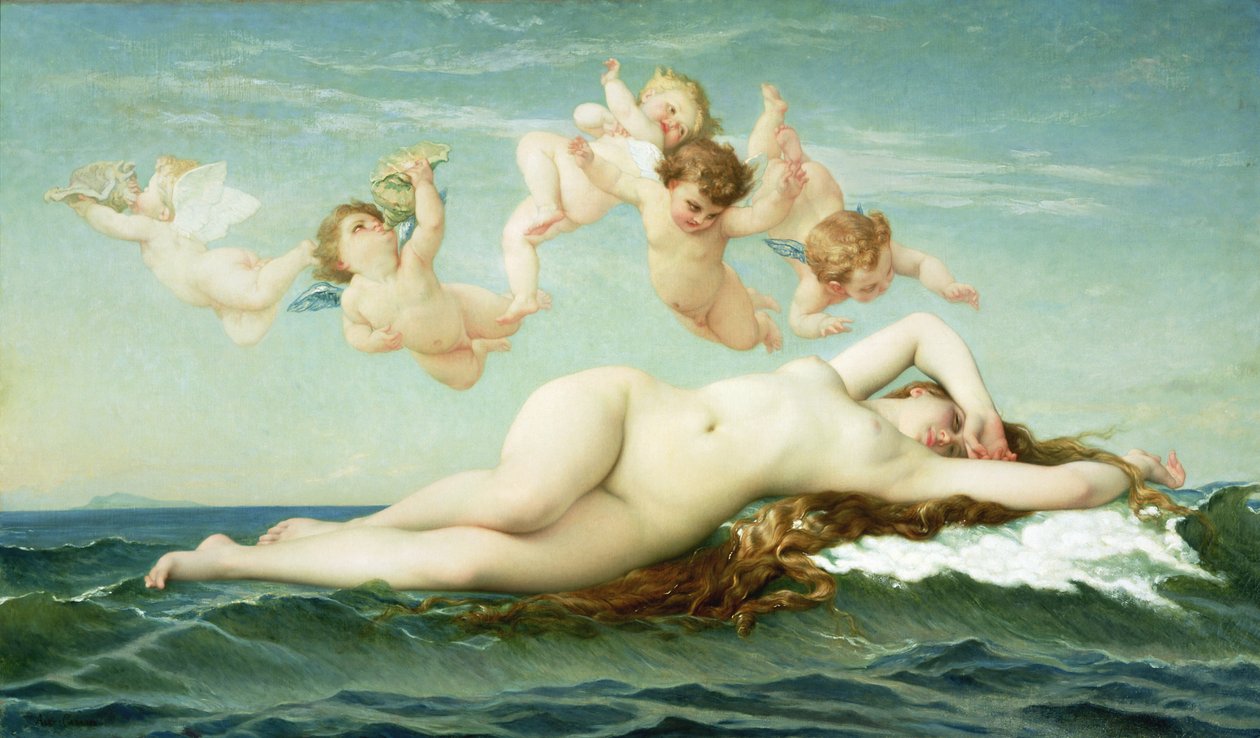 Die Geburt der Venus, ca. 1865-69 von Alexandre and Jourdan Cabanel