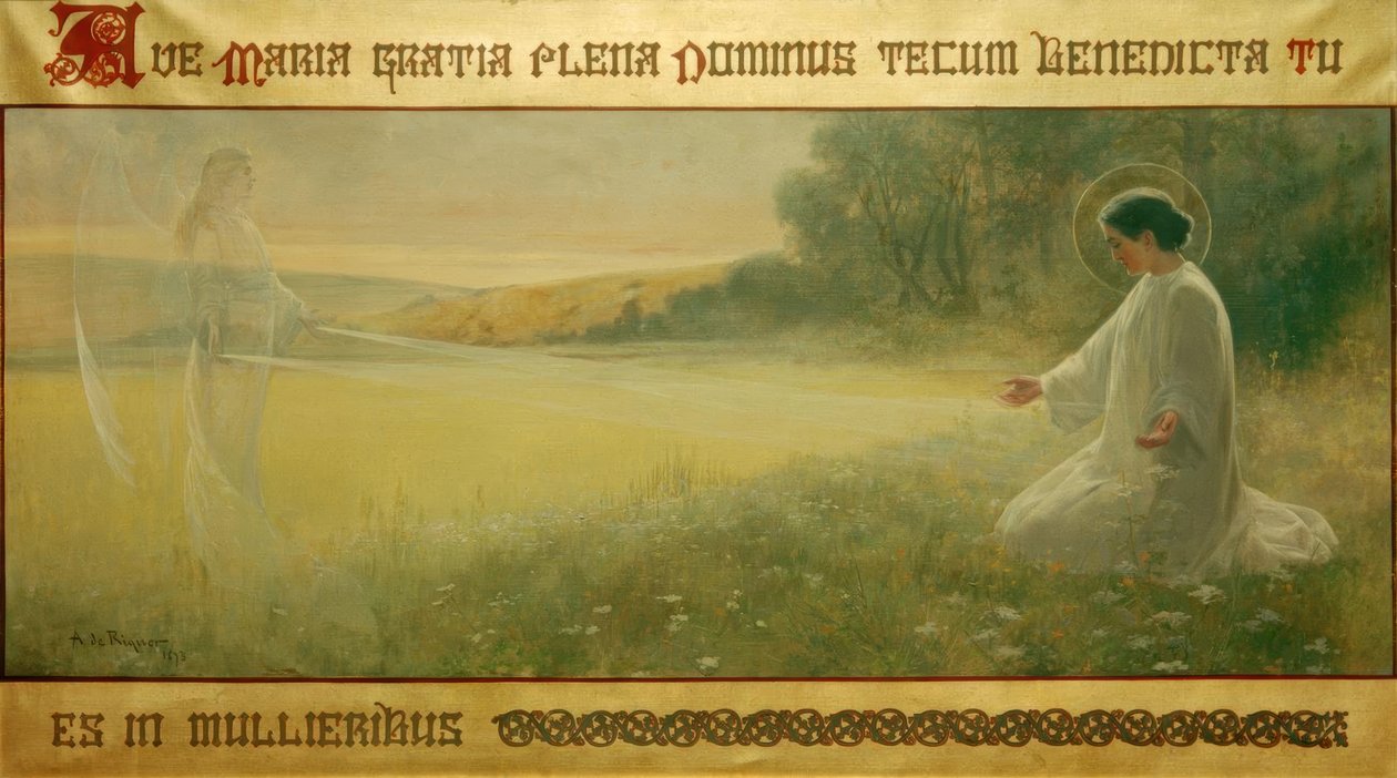Verkündigung von Alexandre de Riquer i Inglada