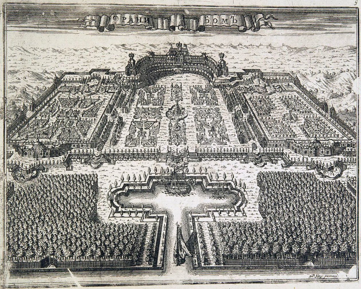 Oranienbaum, 1717 von Alexei Ivanovich Rostovtsev