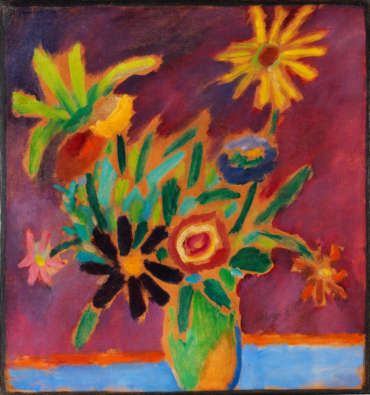 Bunte Blumen, 1915 von Alexei Javlensky von