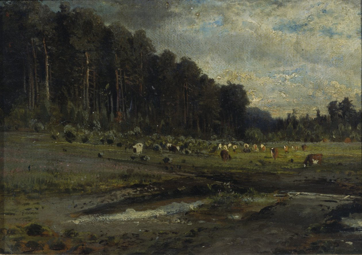 Elchinsel in Sokolniki, 1869 von Alexei Kondratyevich Savrasov